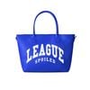 SPOILED | League Maxi Leather Tote Bag / BLUE