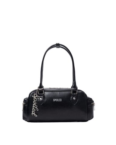 SPOILED | Long Top-handle Box Bag / Black