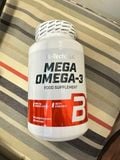  Viên Uống Bổ Sung Mega Omega 3 BioTechUSA – Hộp 180 viên 