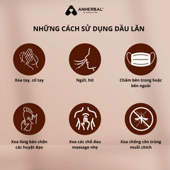 Dầu lăn Thông Mũi Nhẹ Xoang Ngăn Ngừa Covid