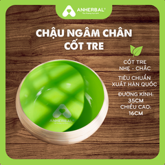 Chậu Ngâm chân cốt tre