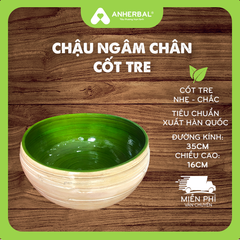 Chậu Ngâm chân cốt tre