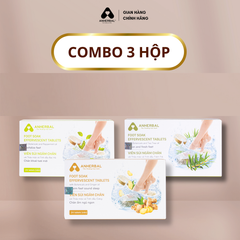 Combo 3 hộp 24 Viên sủi ngâm chân Thảo mộc ANHERBAL