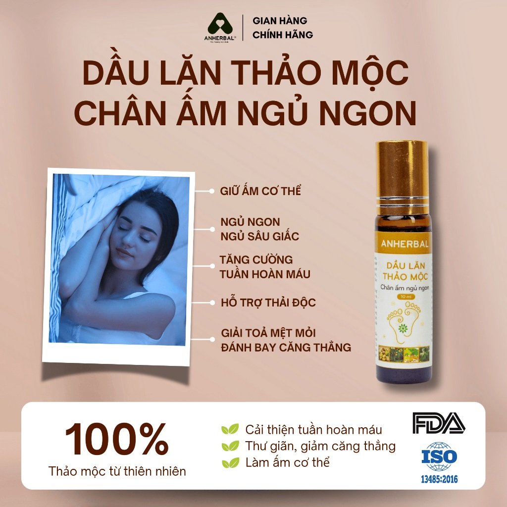 Combo Chân Ấm ngủ ngon, cải thiện giấc ngủ, ngủ sâu