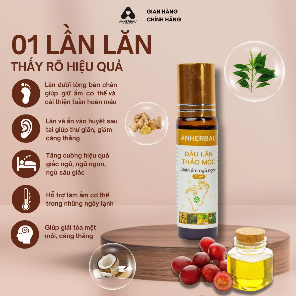 Combo Chân Ấm ngủ ngon, cải thiện giấc ngủ, ngủ sâu