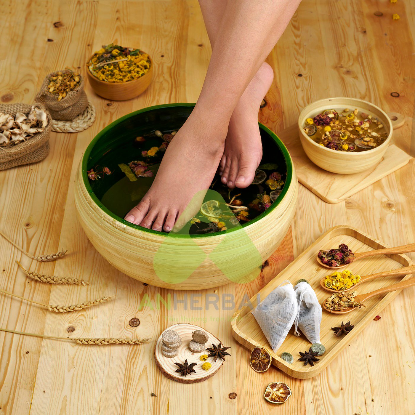 Tăng cường sức khỏe với túi ngâm chân nhập từ Trung