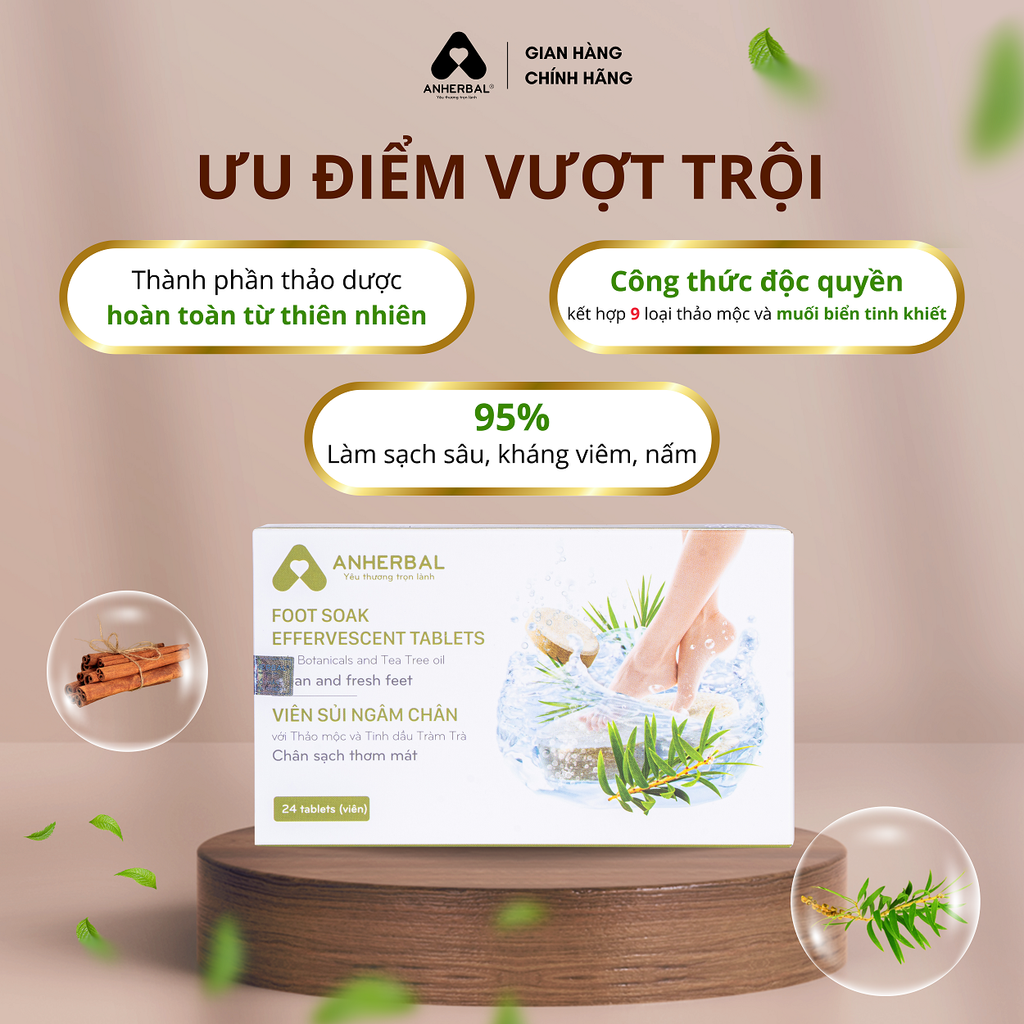 Combo chân sạch thơm mát cho người bị hôi chân, nứt nẻ da chân