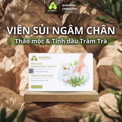 Viên sủi ngâm chân Thảo mộc và Tinh dầu Tràm Trà
