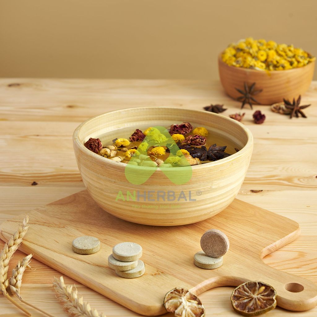 Combo 3 hộp 24 Viên sủi ngâm chân Thảo mộc ANHERBAL