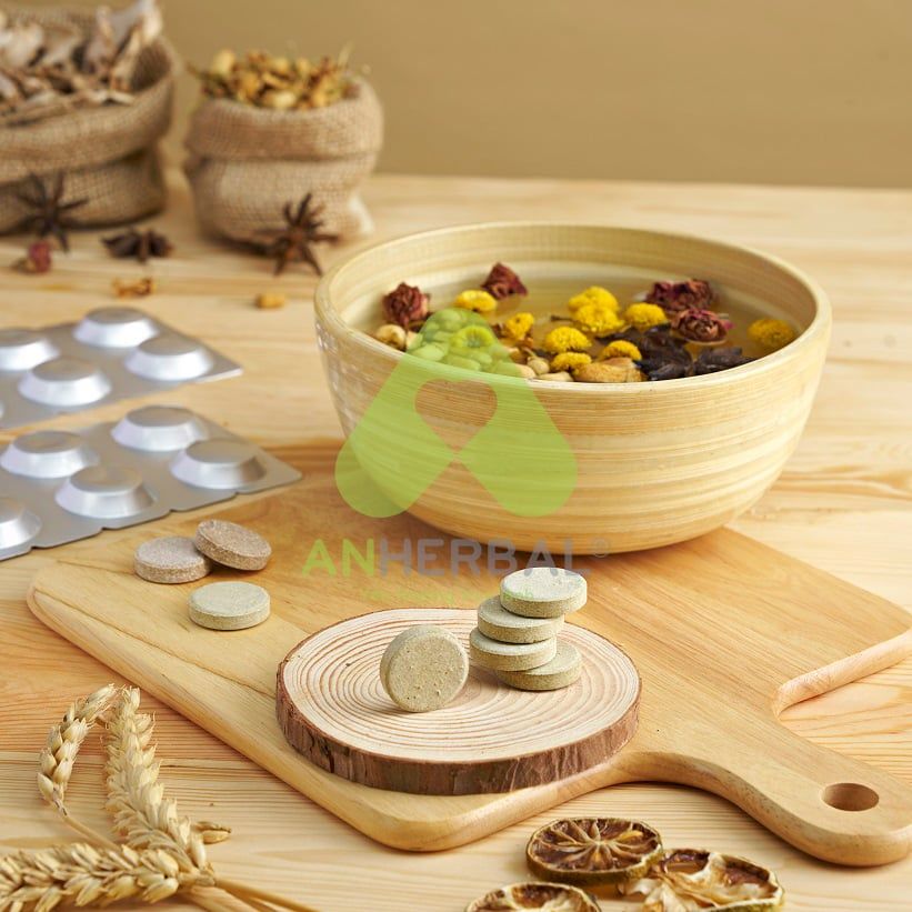 Combo 3 hộp 24 Viên sủi ngâm chân Thảo mộc ANHERBAL