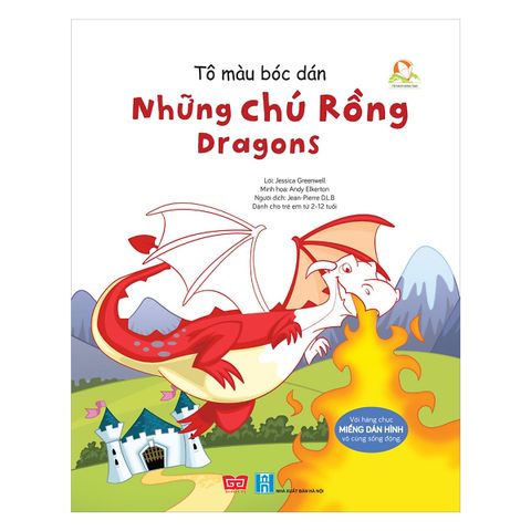 Tô màu bóc dán - Những chú rồng