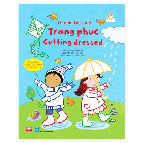 Tô màu bóc dán - Trang phục
