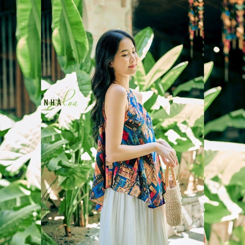 HCMĐầm yếm thổ cẩm siêu sang  Lazadavn