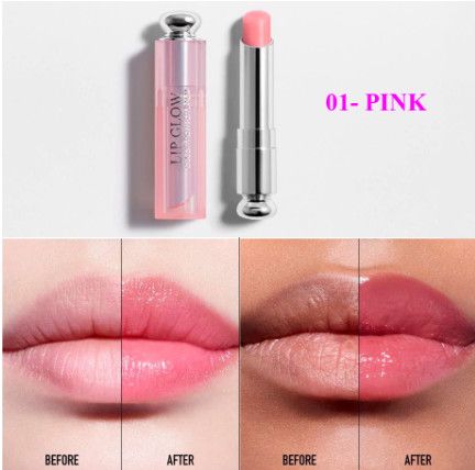 Son Dưỡng Môi Dior Ladies Addict Lip Glow Reviving Lip Balm 001 Pink  SHI  Beauty