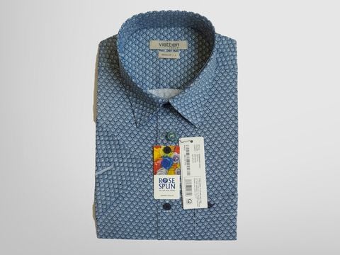 ÁO SƠ MI NGẮN TAY 6S0649NR1/SNIZ ( SƠ MI HOA HỒNG )
