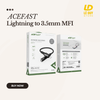  Cáp chuyển âm thanh ACEFAST Lightning to 3.5mm MFI (0.18m) 
