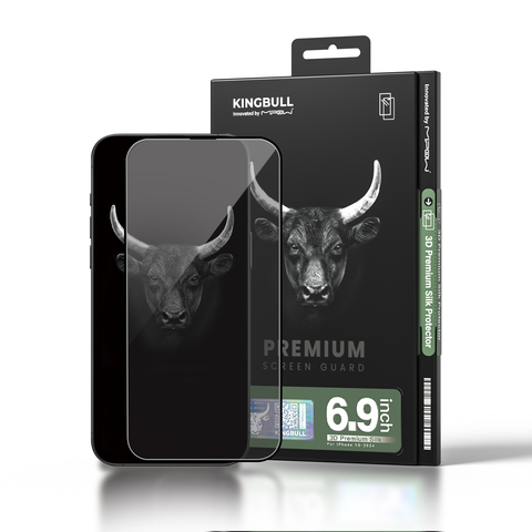 IPHONE 16 PROMAX 6.9'' CƯỜNG LỰC MIPOW KINGBULL 3D PREMIUM SILK