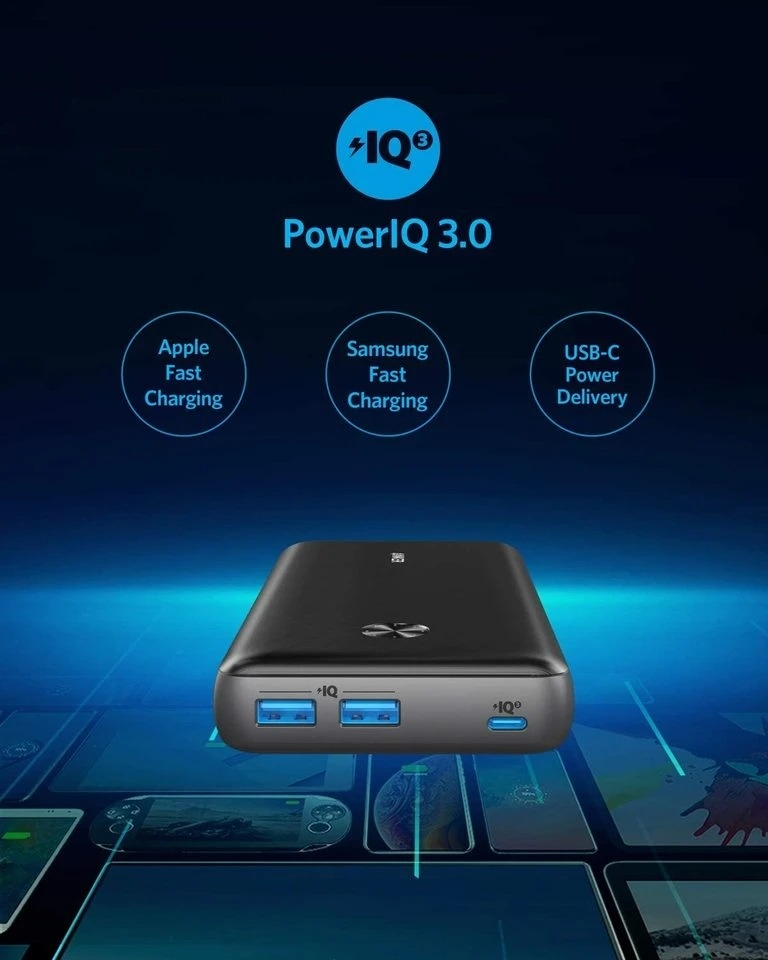  PIN DỰ PHÒNG ANKER POWERCORE III ELITE 25.600MAH POWER DELIVERY 60W - A1290 