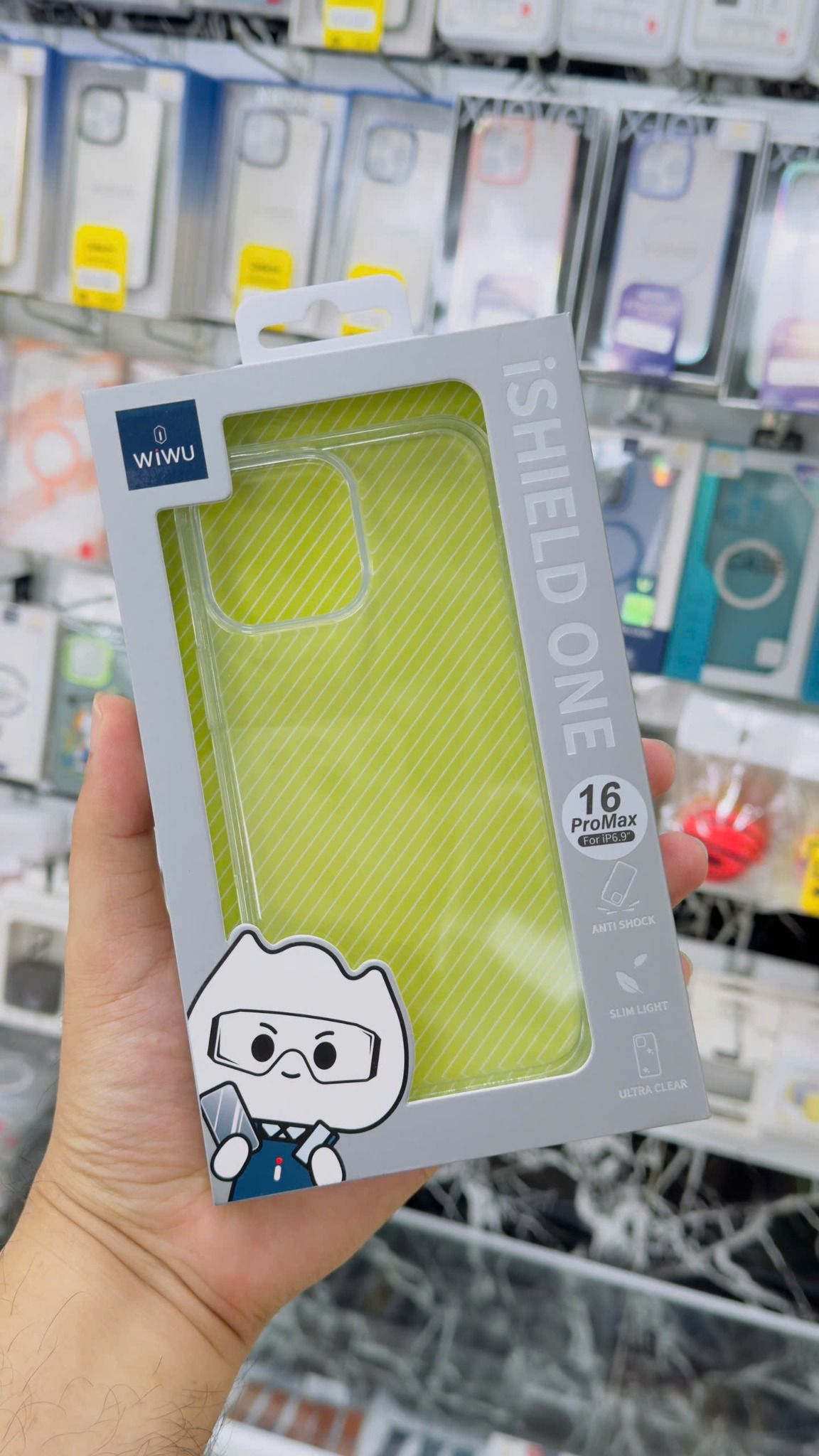  Ốp 16 Promax Dẻo Trong Wiwu ishield One 