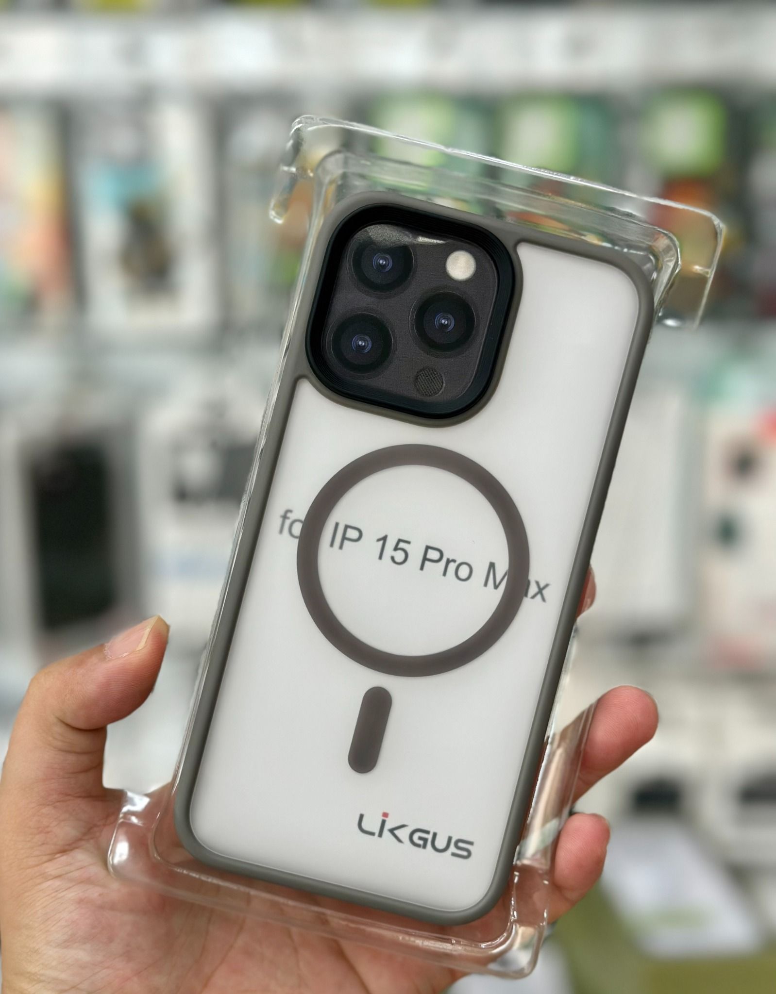  Ốp Likgus Magsafe Iphone 15 Promax 