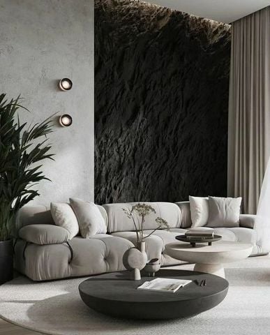  Nghệ thuật đắp khối - Tường giả đá 