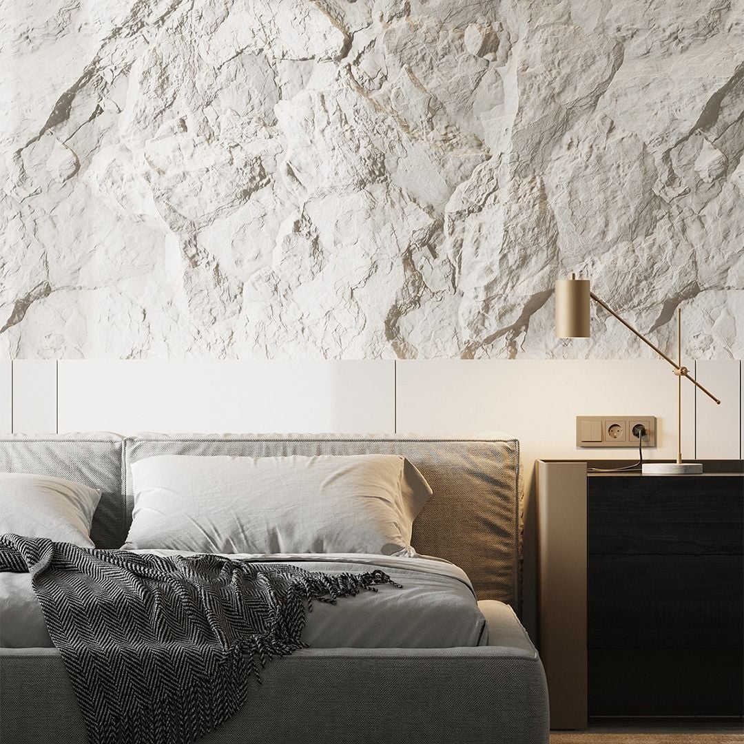  Nghệ thuật đắp khối - Tường giả đá 