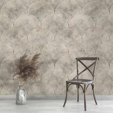  Tường hiệu ứng quạt giấy 