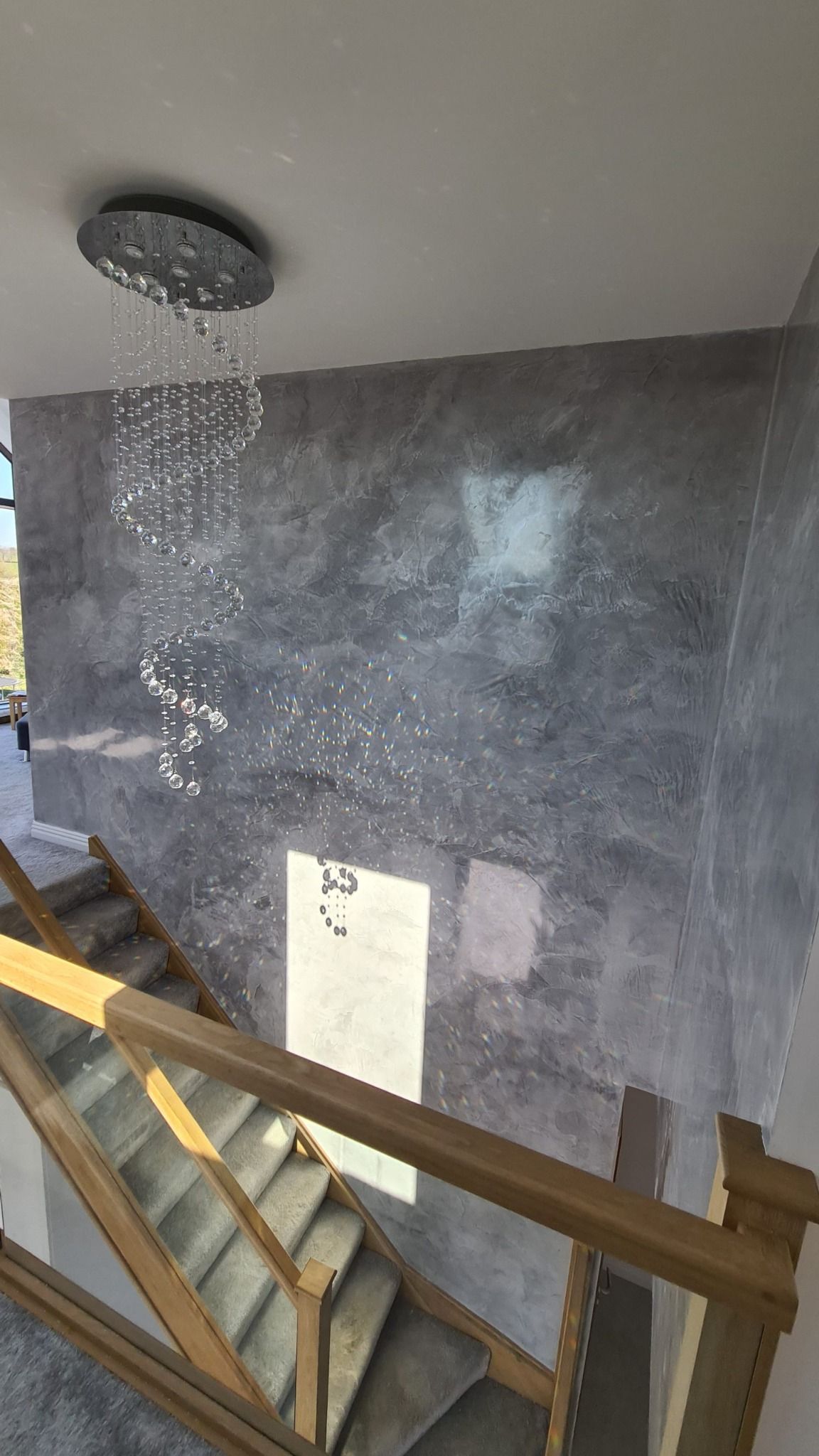 Tường vữa bóng shiny plaster Sơn hiệu ứng Delihub