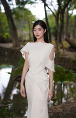 ĐẦM ĐUÔI CÁ LỆCH VAI V1035