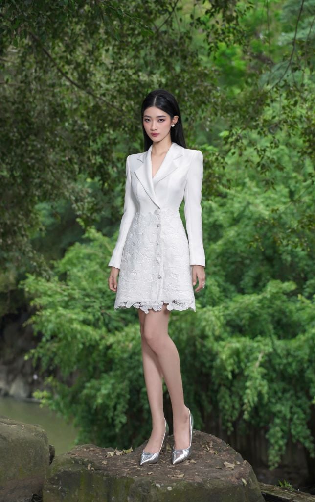 ĐẦM VEST LỬNG PHỐI REN CV002