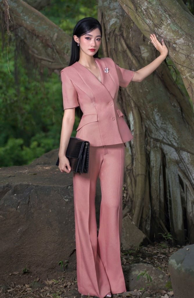 ÁO VEST NGẮN TAY CỔ V VS1048