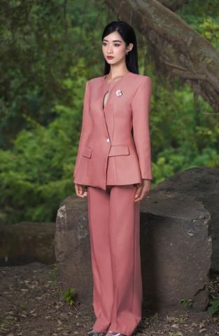 ÁO VEST CỔ TRÒN KHUY XÉO CVS003