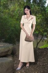 ÁO VEST HOA NỔI CỔ ÁO CÁCH TÂN CVS001