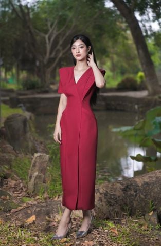 ĐẦM BÚT CHÌ VESTON NGẮN TAY V1029