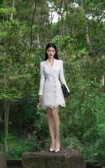 ĐẦM VEST LỬNG PHỐI REN CV002