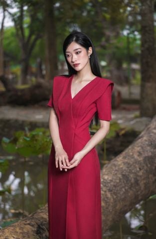 ĐẦM BÚT CHÌ VESTON NGẮN TAY V1029
