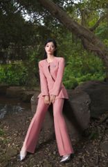 ÁO VEST CỔ TRÒN KHUY XÉO CVS003