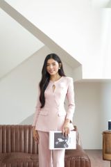 ÁO VEST CỔ TRÒN KHUY XÉO CVS003