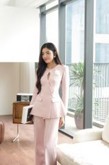 ÁO VEST CỔ TRÒN KHUY XÉO CVS003
