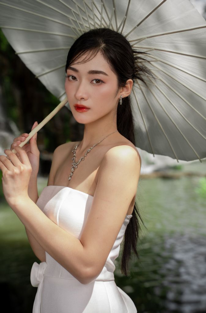 ĐẦM QUÂY BÚT CHÌ PHỐI TAY RỜI CV0009