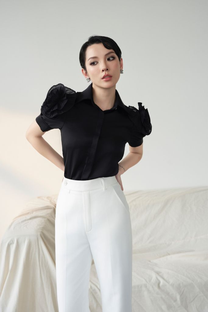 QUẦN CẠP CAO ỐNG VẨY DÁNG ĐỨNG Q798
