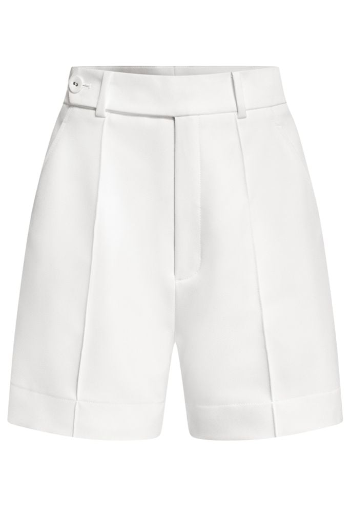 Q932 - Quần short cạp cao, thiết kế li mí trước sau - BELY