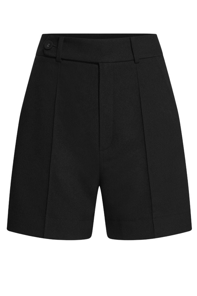 Q932 - Quần short cạp cao, thiết kế li mí trước sau - BELY