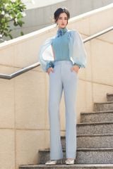 SM1006 - Áo sơ mi cổ đức tay bồng - BELY