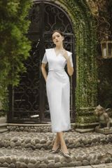 ĐẦM BÚT CHÌ VESTON NGẮN TAY V1029