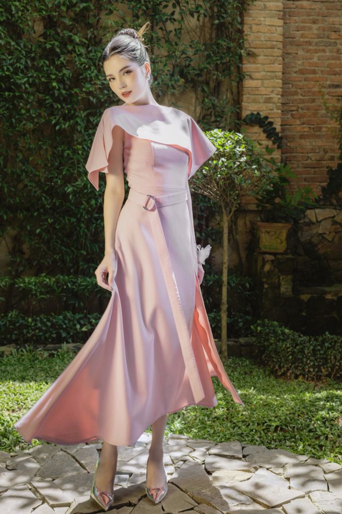 ĐẦM ĐUÔI CÁ CỔ XẾP KHỐI XẺ TÀ V1036