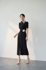 ĐẦM BÚT CHÌ CỔ REN V1068