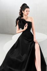 VÁY THIẾT KẾ XẺ ĐÙI PHỐI NƠ V950