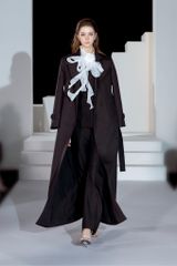 VS1049 - Áo vest cổ U thiết kế 1 hàng khuy - BELY