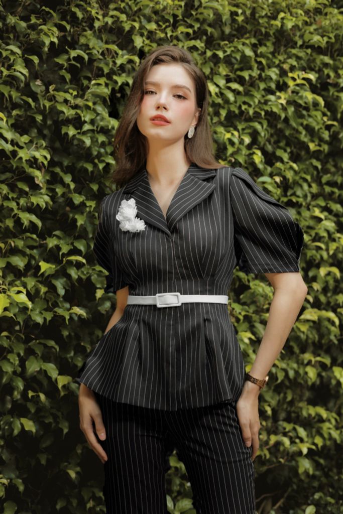 ÁO VESTON PEPLUM CỔ HAI VE VS1082